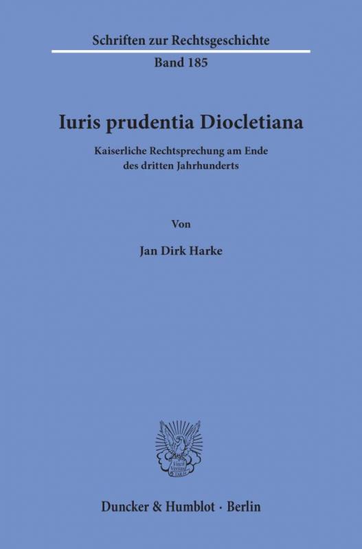 Cover-Bild Iuris prudentia Diocletiana.