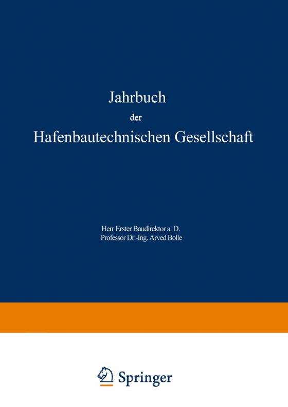 Cover-Bild Jahrbuch der Hafenbautechnischen Gesellschaft