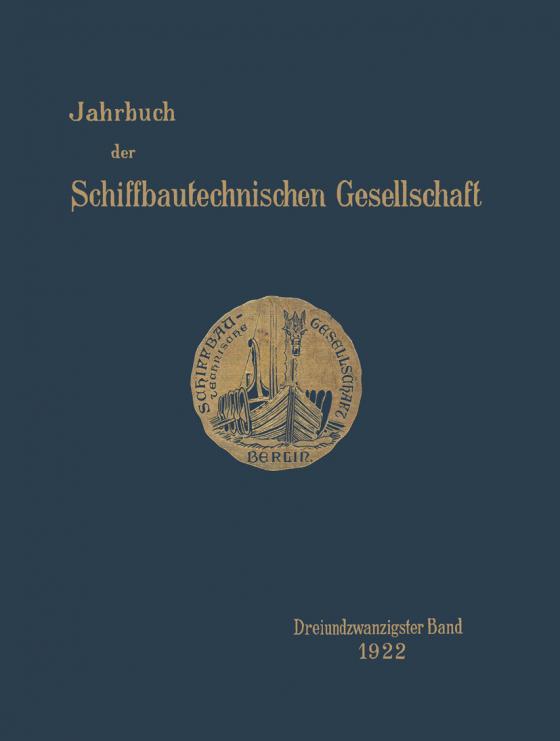 Cover-Bild Jahrbuch der Schiffbautechnischen Gesellschaft