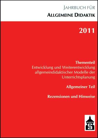 Cover-Bild Jahrbuch für Allgemeine Didaktik 2011