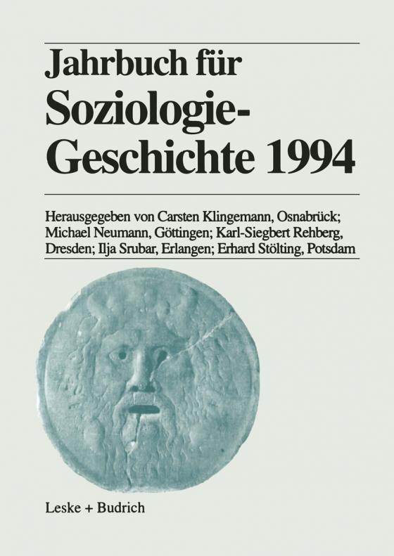 Cover-Bild Jahrbuch für Soziologiegeschichte 1994