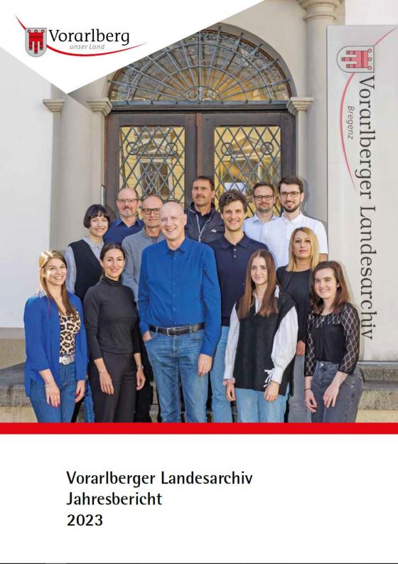 Cover-Bild Jahresbericht des Vorarlberger Landesarchivs 2023