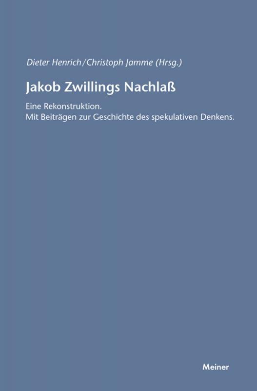 Cover-Bild Jakob Zwillings Nachlass