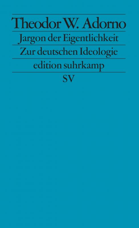 Cover-Bild Jargon der Eigentlichkeit