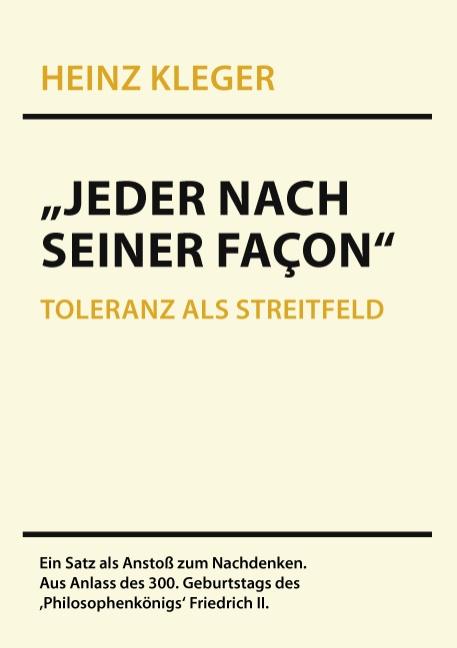 Cover-Bild „Jeder nach seiner Façon“