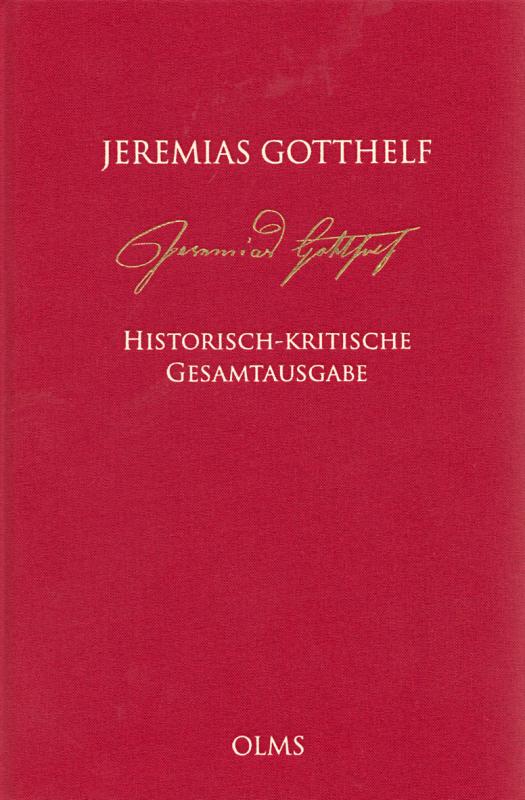 Cover-Bild Jeremias Gotthelf: Historisch-kritische Werkausgabe (HKG)