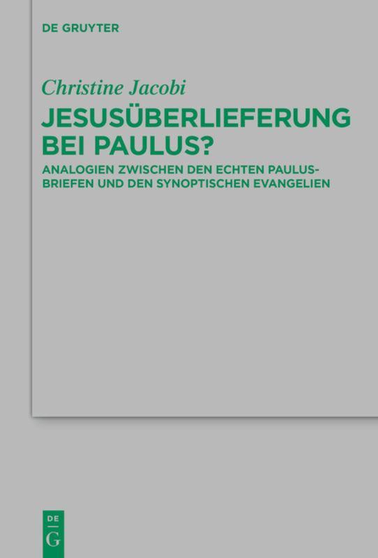 Cover-Bild Jesusüberlieferung bei Paulus?