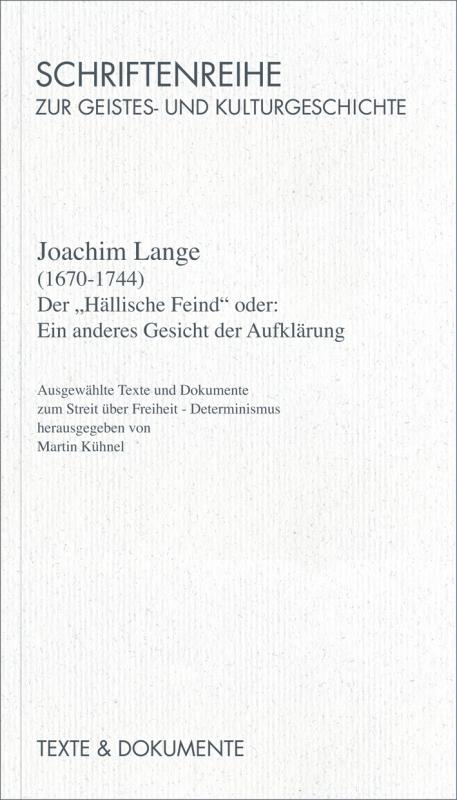 Cover-Bild Joachim Lange (1670-1744). Der "Hällische Feind" oder Ein anderes Gesicht der Aufklärung