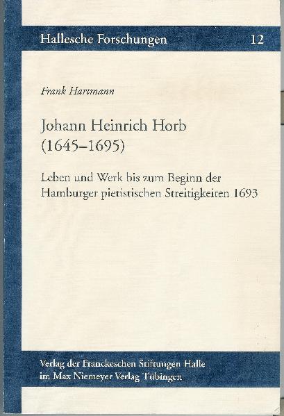 Cover-Bild Johann Heinrich Horb (1645-1695)