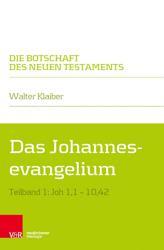 Cover-Bild Johannesevangelium I