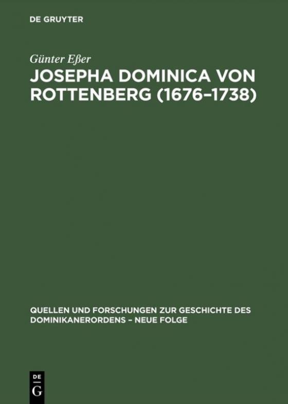 Cover-Bild Josepha Dominica von Rottenberg (1676–1738)