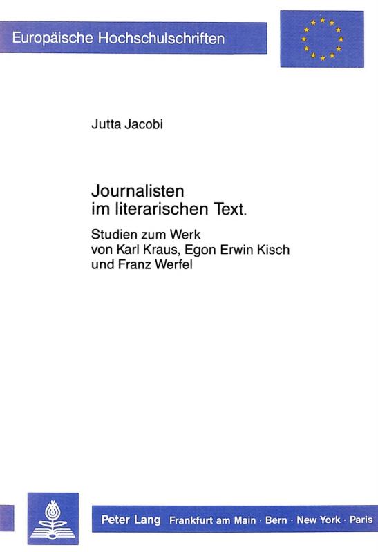 Cover-Bild Journalisten im literarischen Text