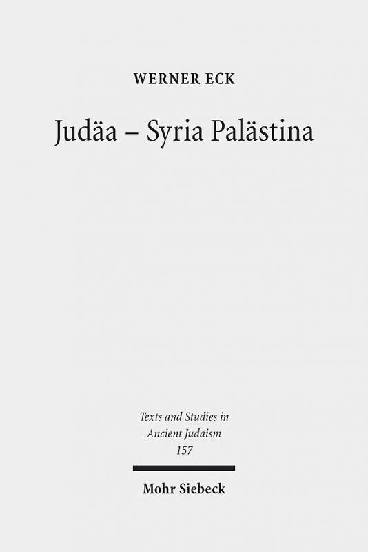 Cover-Bild Judäa - Syria Palästina