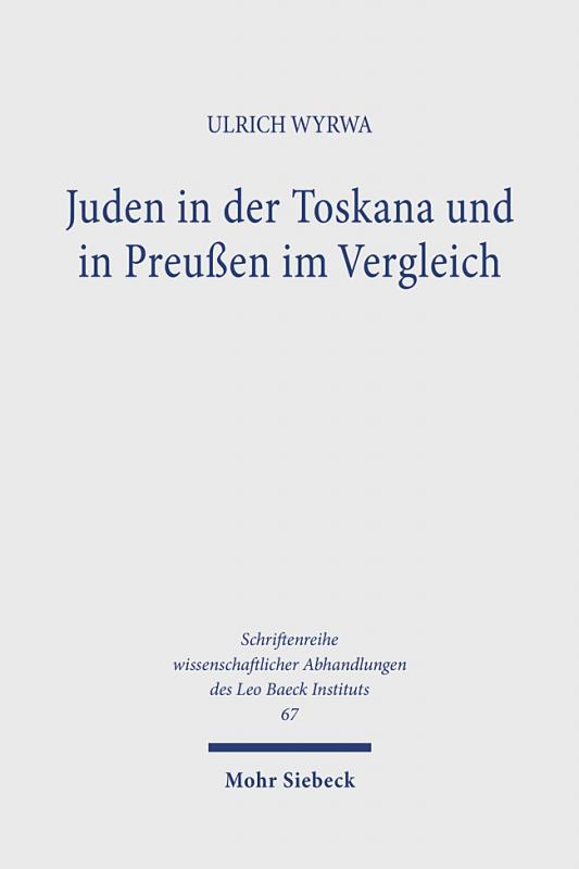 Cover-Bild Juden in der Toskana und in Preußen im Vergleich