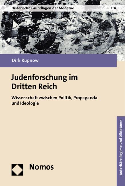 Cover-Bild Judenforschung im Dritten Reich
