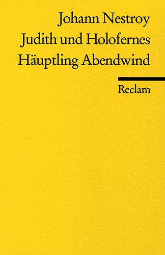 Cover-Bild Judith und Holofernes. Häuptling Abendwind