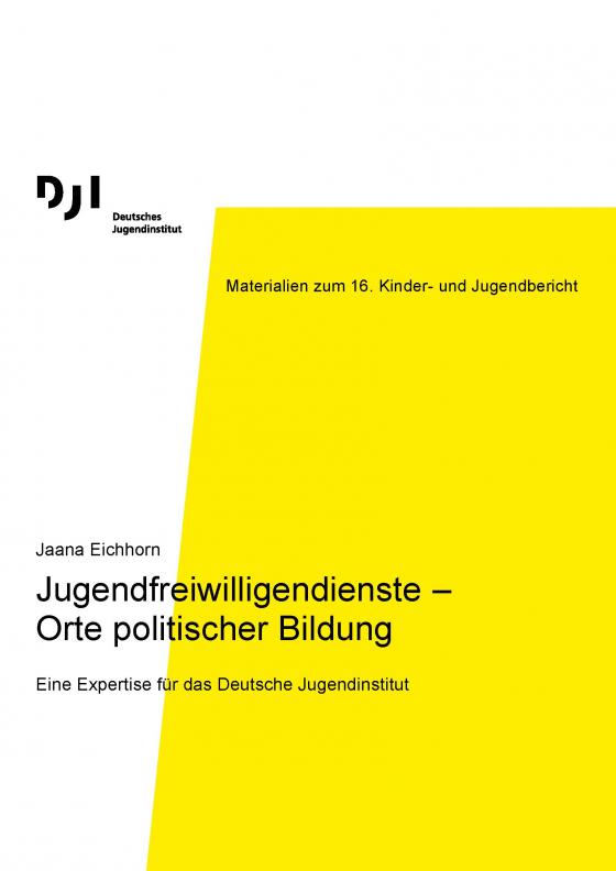 Cover-Bild Jugendfreiwilligendienste – Orte politischer Bildung