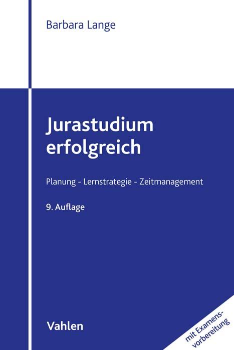 Cover-Bild Jurastudium erfolgreich