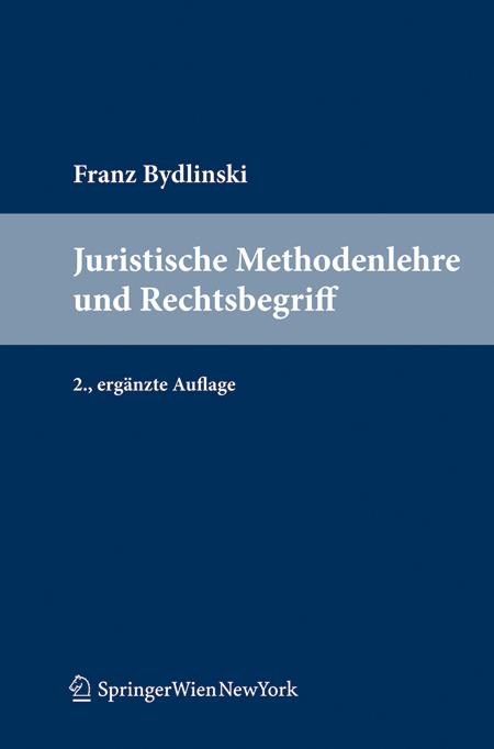 Cover-Bild Juristische Methodenlehre und Rechtsbegriff