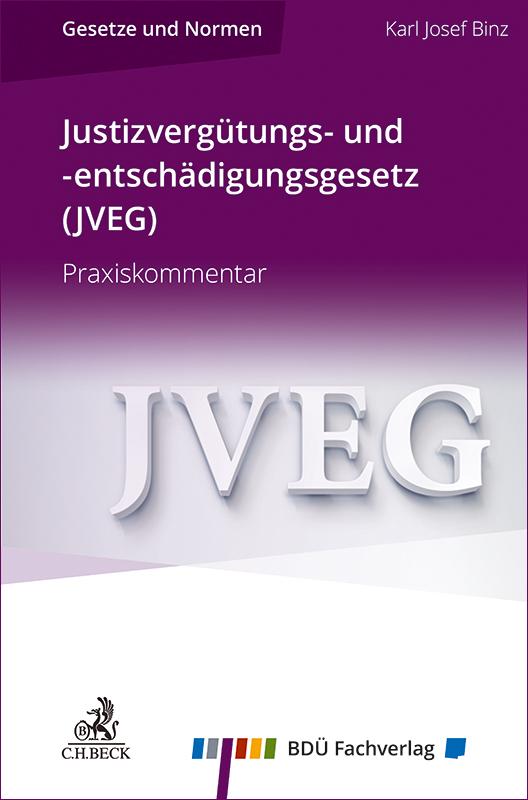 Cover-Bild Justizvergütungs- und -entschädigungsgesetz (JVEG)