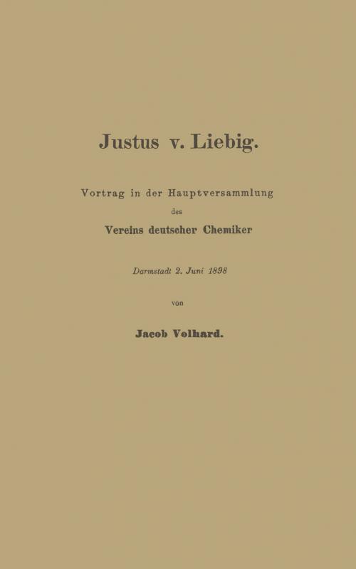 Cover-Bild Justus v. Liebig