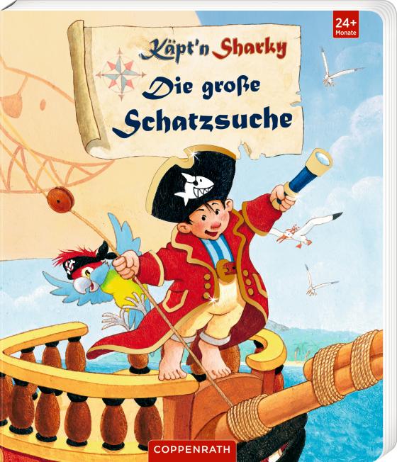 Cover-Bild Käpt'n Sharky – Die große Schatzsuche (Pappbilderbuch)