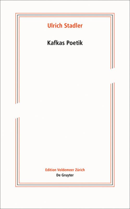 Cover-Bild Kafkas Poetik