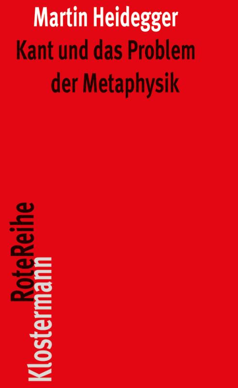 Cover-Bild Kant und das Problem der Metaphysik