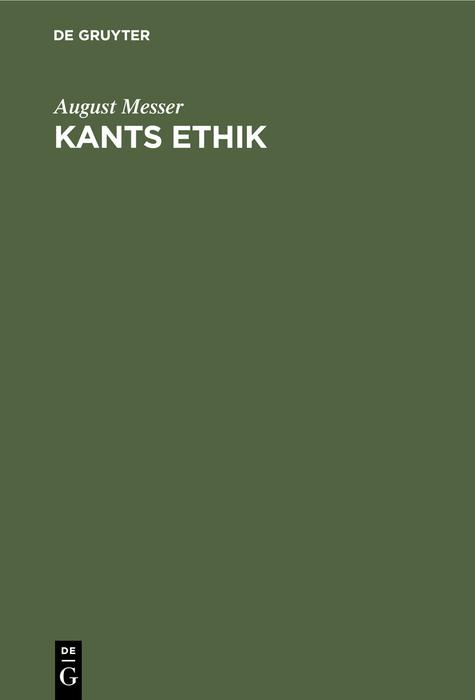 Cover-Bild Kants Ethik