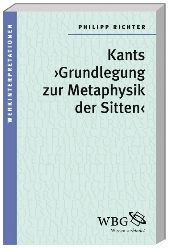Cover-Bild Kants ›Grundlegung zur Metaphysik der Sitten‹
