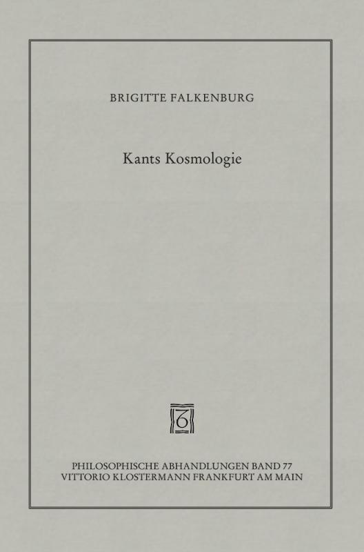 Cover-Bild Kants Kosmologie