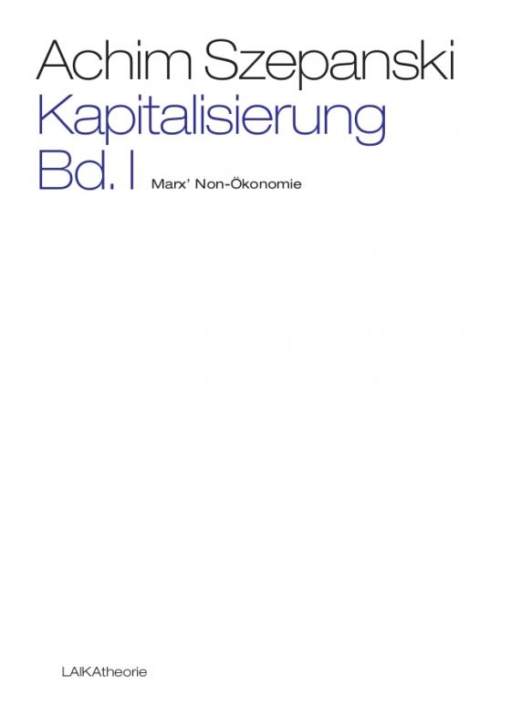 Cover-Bild Kapitalisierung Bd. I