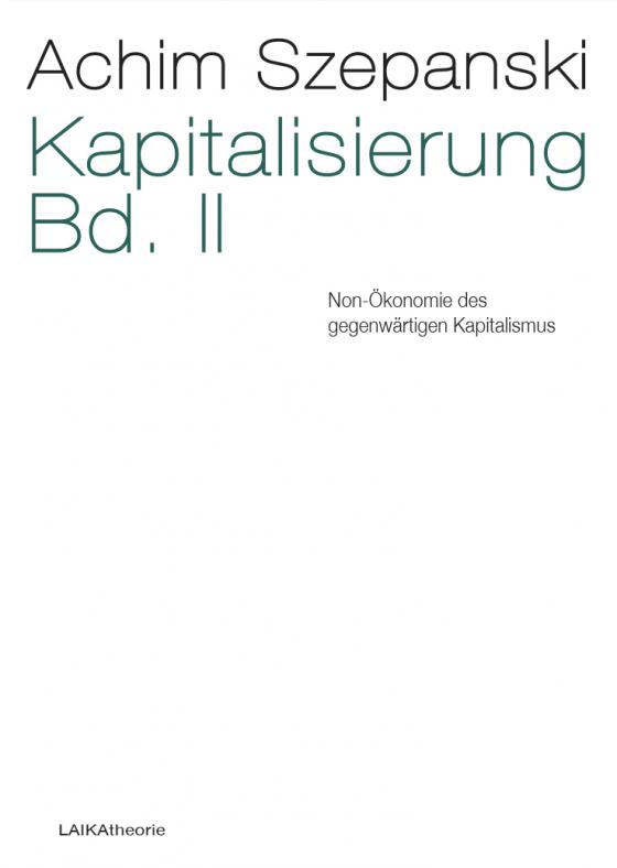 Cover-Bild Kapitalisierung Bd. II