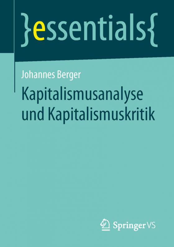 Cover-Bild Kapitalismusanalyse und Kapitalismuskritik