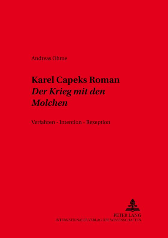Cover-Bild Karel Čapeks Roman «Der Krieg mit den Molchen»