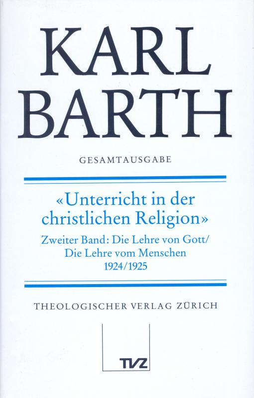 Cover-Bild Karl Barth Gesamtausgabe