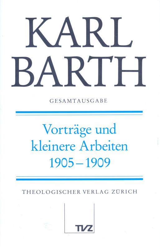 Cover-Bild Karl Barth Gesamtausgabe