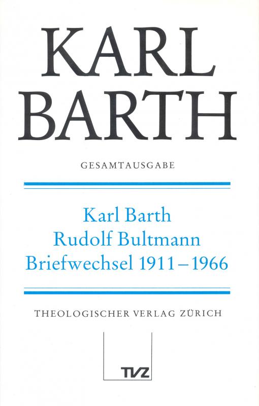 Cover-Bild Karl Barth Gesamtausgabe