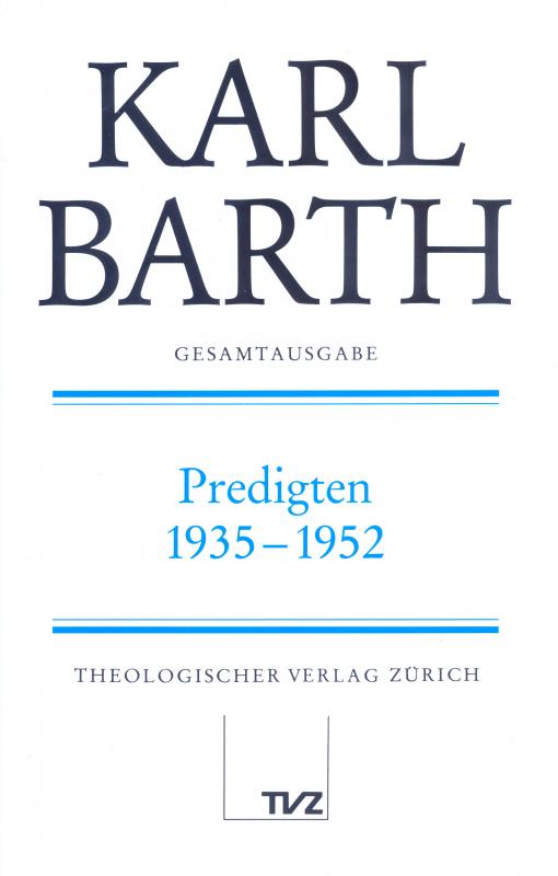 Cover-Bild Karl Barth Gesamtausgabe