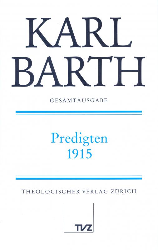 Cover-Bild Karl Barth Gesamtausgabe