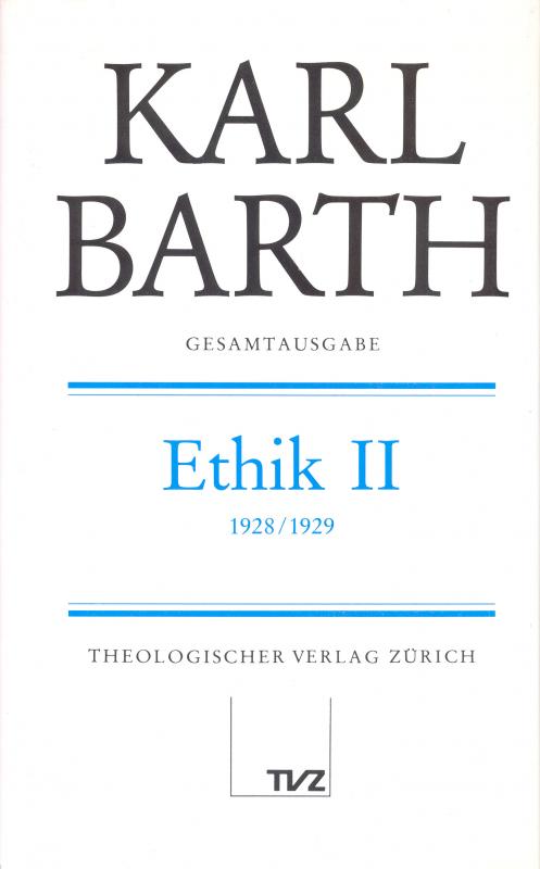 Cover-Bild Karl Barth Gesamtausgabe