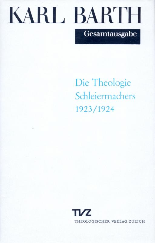 Cover-Bild Karl Barth Gesamtausgabe