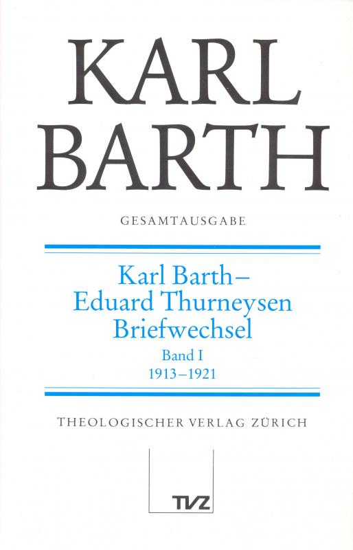 Cover-Bild Karl Barth Gesamtausgabe