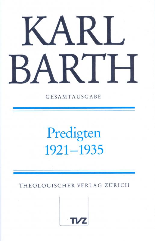 Cover-Bild Karl Barth Gesamtausgabe