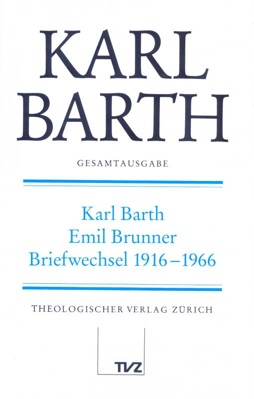 Cover-Bild Karl Barth Gesamtausgabe