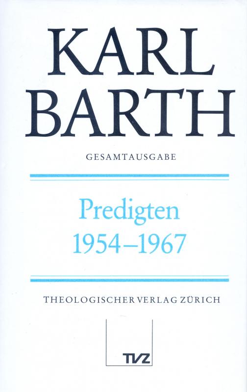 Cover-Bild Karl Barth Gesamtausgabe