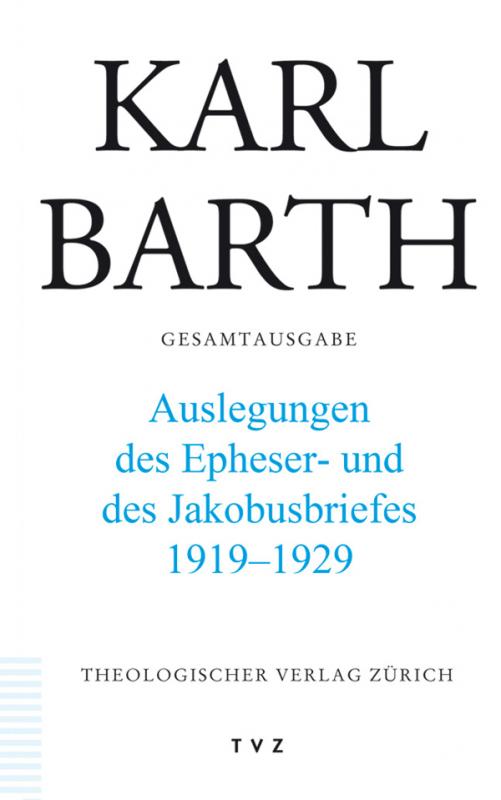 Cover-Bild Karl Barth Gesamtausgabe