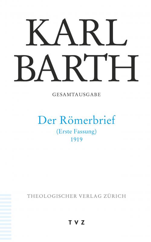 Cover-Bild Karl Barth Gesamtausgabe