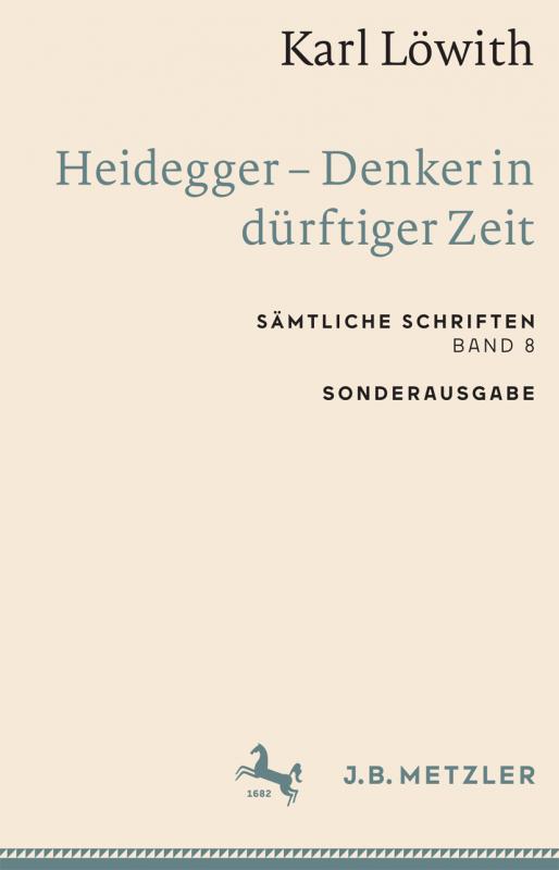 Cover-Bild Karl Löwith: Heidegger – Denker in dürftiger Zeit