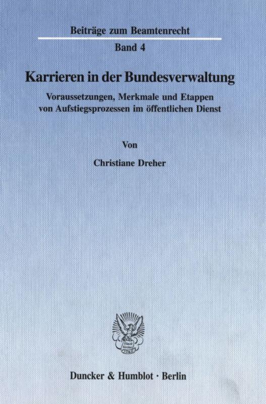 Cover-Bild Karrieren in der Bundesverwaltung.